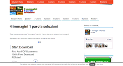 Desktop Screenshot of 4immagini1parola.org