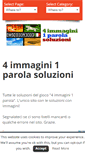 Mobile Screenshot of 4immagini1parola.org